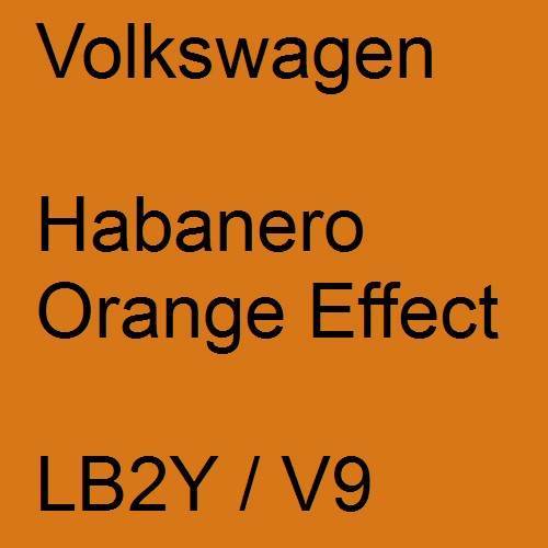 Volkswagen, Habanero Orange Effect, LB2Y / V9.